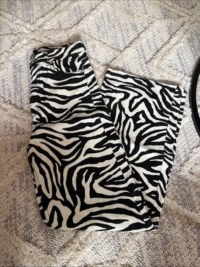 Zebra Wide Leg Jeans